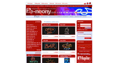 Desktop Screenshot of e-neony.com