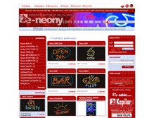 Tablet Screenshot of e-neony.com